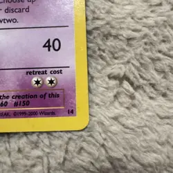Pokemon TCG Mewtwo 14/53 Black Star Promo Regular, 1995-96-98 #150 - Image 5