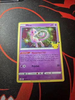 The Pokemon Company Mew 011/025 Celebrations Holo Rare English 2021 Basic 60HP - Image 1