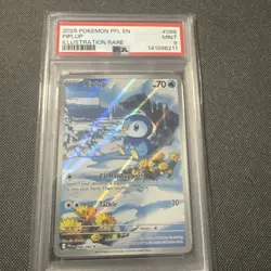 Pokemon Phantasmal Flames Piplup Illustration Rare 098/094 PSA 9 Gem Mint - Image 1
