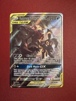 Umbreon&Darkrai GX Tag Team Pokemon Promo #SM241 Sun And Moon LP-NM - Image 1