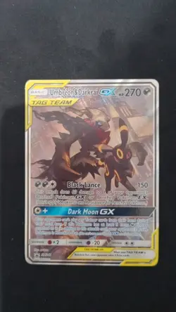 Pokemon TCG Umbreon & Darkrai GX SM241 Sun & Moon Promo Card NM - Image 1