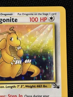 Pokemon Dragonite 4/62 *Near Mint* Fossil ‘Never Played Card’ (Nice Holo) - Image 3