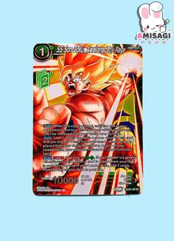 Dragon Ball Super Trading Card - SS Son Goku Awakened by Rage EX21-26 Foil - Image 1