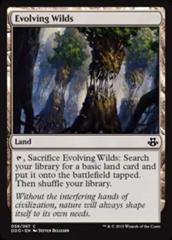 Evolving Wilds - Duel Decks: Elspeth vs. Kiora #058/067 MTG Magic The Gathering - Image 1