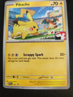 Pokemon Pikachu 101 Black Star Promo Play League NM - Image 1