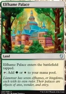 Elfhame Palace - Commander 2017 #247/309 MTG Magic The Gathering - Image 1