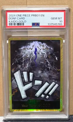 KAIDO GOLD DON!! EN - PRB01 Premium Booster -The Best- PSA 10 - One Piece - Image 1