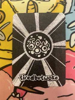 Fan Art Card by Tiredbutwoke, Set 2, Sleepy Forest - Dedenne Holographic Card - Image 2