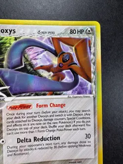 2006 POKEMON DEOXYS HOLON PHANTOMS DELTA SPECIES HOLO 4/110 - Image 3