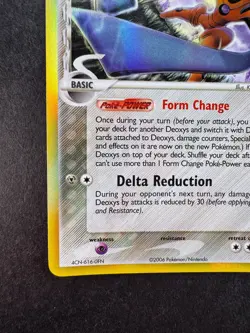 2006 POKEMON DEOXYS HOLON PHANTOMS DELTA SPECIES HOLO 4/110 - Image 4