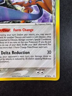 2006 POKEMON DEOXYS HOLON PHANTOMS DELTA SPECIES HOLO 4/110 - Image 5