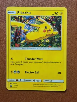 Pikachu Promo SM04 General Mills Cereal Cosmos Holo Pokemon TCG 2016 LP - Image 1