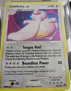 Graded CGC 8 Lickilicky #12/132 Secret Wonders Heavy Holo Bleed Pop 10 Old Label - Image 5