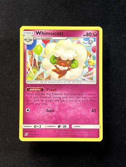 Whimsicott Rare SM - Unified Minds 144/236 NM Normal - Image 1