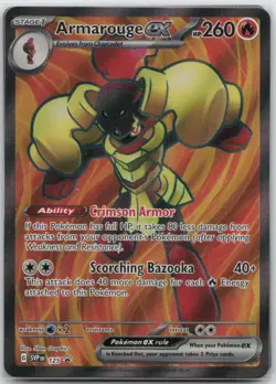 Armarouge ex Holo Ultra Rare SV04: Paradox Rift 218/182 NM - Image 1