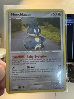 Munchlax Rare Diamond and Pearl 33/130 NM - Image 1