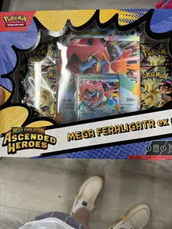 2 Pokemon Ascended Heroes Mega Ex Box’s, mega feraligatr and mega maganium - Image 2