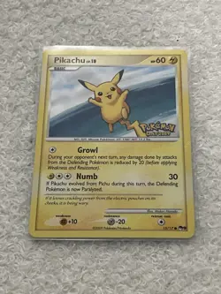 Pikachu Pokemon Day 2009 STAMPED POP Series 9 15/17 NM - Image 1