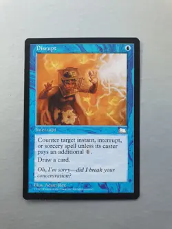 Disrupt, MTG Weatherlight (1997) Common Blue Instant NM - Image 1