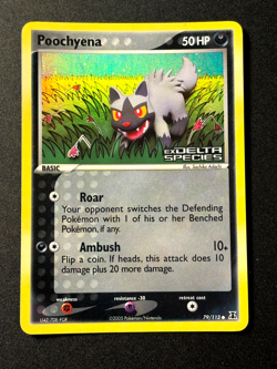 Poochyena 79/113 - EX Delta Species Reverse Holo Stamped Pokemon TCG NM- Card - Image 1