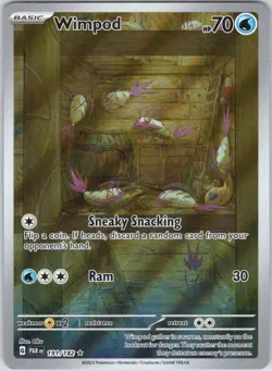 Wimpod 191/182 Illustration Rare Paradox Rift Pokemon NM - Image 1
