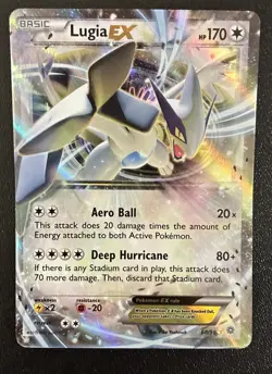 Pokemon Lugia EX 68/98 XY Ancient Origins LP - Image 1