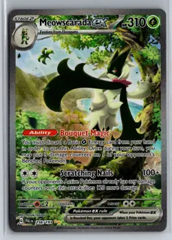Meowscarada ex 256/193 Special Illustration Rare Paldea Evolved Pokemon Holo NM - Image 1
