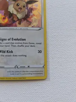 Eevee SWSH042 Holo Promo Sword & Shield Promo Pokemon NM - Image 3