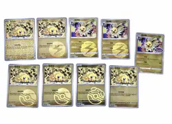 Pokemon 2022- 2023 Chinese Jolteon Numbered Mini Set 9 Cards 01-05 + gem stamp - Image 1