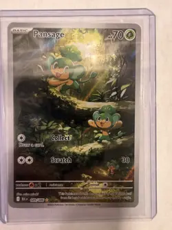 Pansage 089/086 Holo Illustration Rare Black Bolt Pokemon Holo Near Mint - Image 1