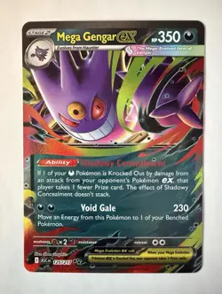 Pokemon TCG Mega Gengar ex 125/217 ASC NM - Image 1