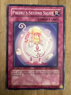 Pikeru's Second Sight - TLM-EN050 - Common - 1st Edition LP YuGiOh! Booster Set - Image 1
