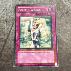 Solemn Wishes - PSV-EN055 - Unlimited Common- Yugioh - LP - Image 1
