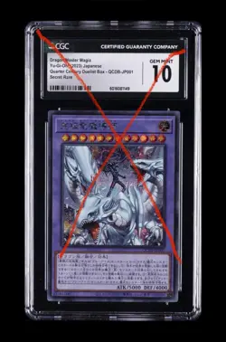 2023 YU-GI-OH! JAPANESE #QCDB-JP001 DRAGON MASTER MAGIA CGC 10 GEM MINT - Image 5