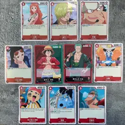 Straw Hat Pirates OP01 Romance Dawn Bulk Lot One Piece Card Game TCG Korean NM - Image 1
