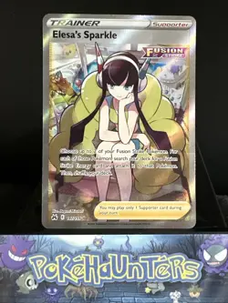Pokemon Card Elesa’s Sparkle 147/159 Crown Zenith Full Art Trainer NM - Image 1