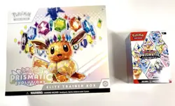 Pokemon Scarlet Violet Prismatic Evolutions ETB & Booster Bundle Sealed Lot - Image 1