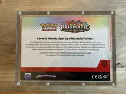 Pokemon TCG Prismatic Evolutions Booster Bundle Display New Sealed Acrylic Case - Image 3