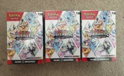 x3 Pokemon TCG Prismatic Evolutions Booster Bundle Bundles - Brand New & Sealed - Image 1