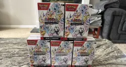 Pokemon TCG Prismatic Evolutions Booster Bundle NEW & SEALED x5 - Image 1