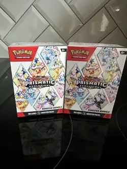 Pokemon TCG Prismatic Evolutions Booster Bundle NEW & SEALED x2 - Image 1