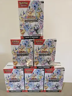 6x Pokemon Prismatic Evolutions Booster Bundle-Factory Sealed 🔥 - Image 1
