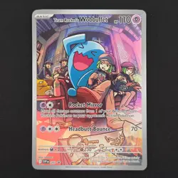 Pokemon TCG Card Team Rocket's Wobbuffet SVP203 Destined Rivals Promo - NM - Image 1