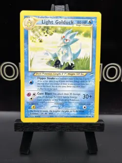 Light Golduck 47/105 Neo Destiny Regular Vintage Pokemon Card NM - Image 2