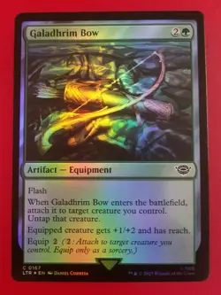 1x Galadhrim Bow (0167) | FOIL | LTR: Tales of Middle-Earth | MTG Magic Cards - Image 1