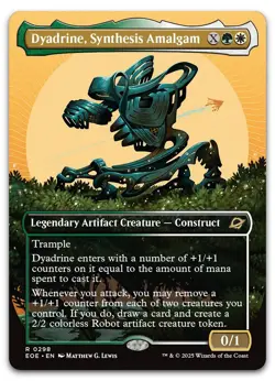 Dyadrine, Synthesis Amalgam (Borderless) #298 NM Edge of Eternities Magic MTG - Image 1