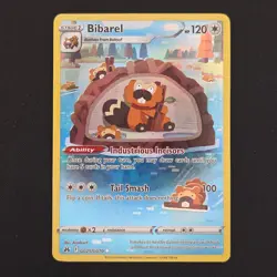 Pokemon TCG Card Bibarel GG25/GG70 Crown Zenith Galarian Gallery Holo - NM - Image 1
