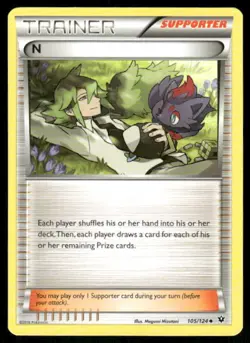 N (Supporter) [FCO - 105/124] XY - Fates Collide - NM - Image 2
