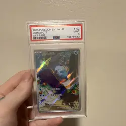Pokemon 2025 SV11W White Flare Oshawott 102/086 Art Rare Holo JP PSA 9 - Image 1
