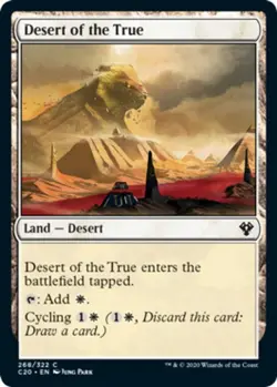 Desert of the True - Commander 2020 #268/322 MTG Magic The Gathering - Image 1